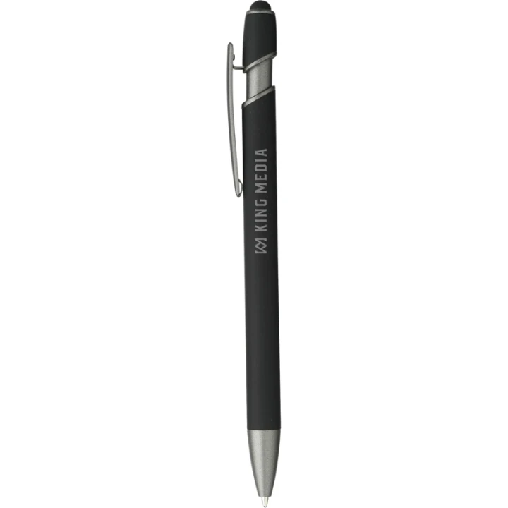 Luca Recycled aluminium soft touch ballpen