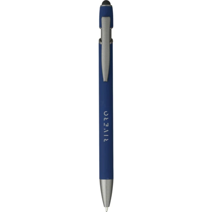 Luca Recycled aluminium soft touch ballpen