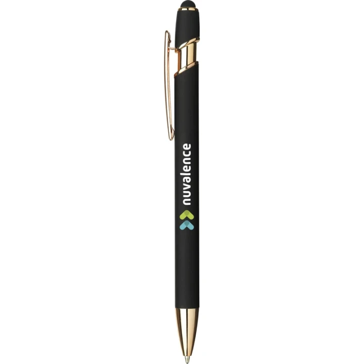 Luca recycled copper soft touch ballpen