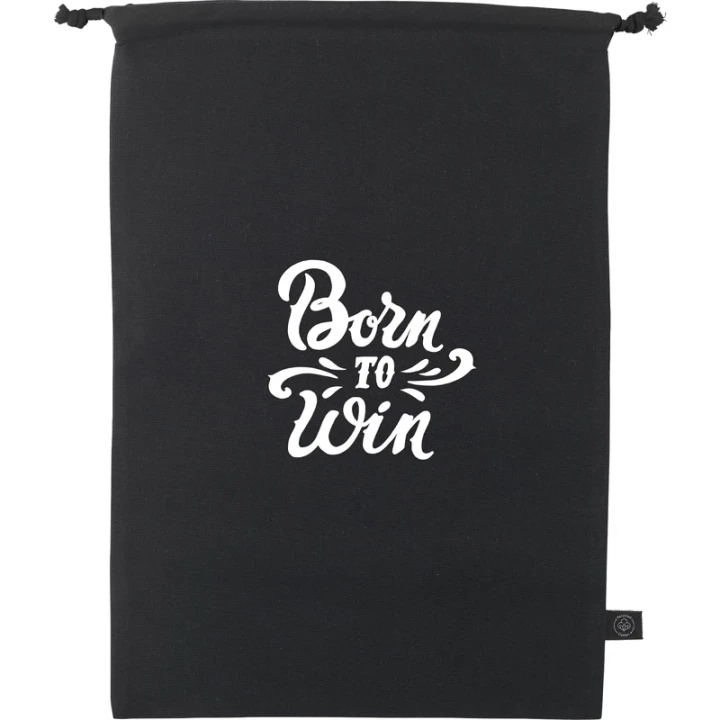 Recycled cotton gift pouch 150gsm/4.42oz