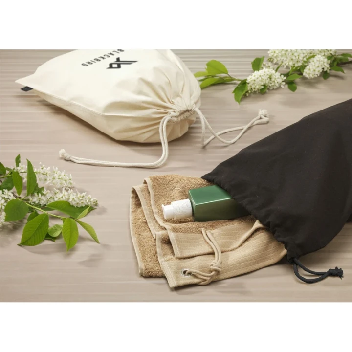 Recycled cotton gift pouch 150gsm/4.42oz