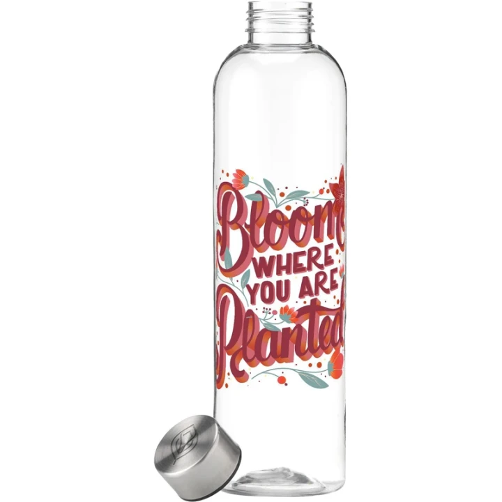 Transparent plastic bottle 1000ml
