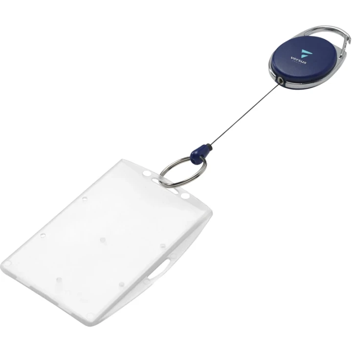 Name badge holder with clip