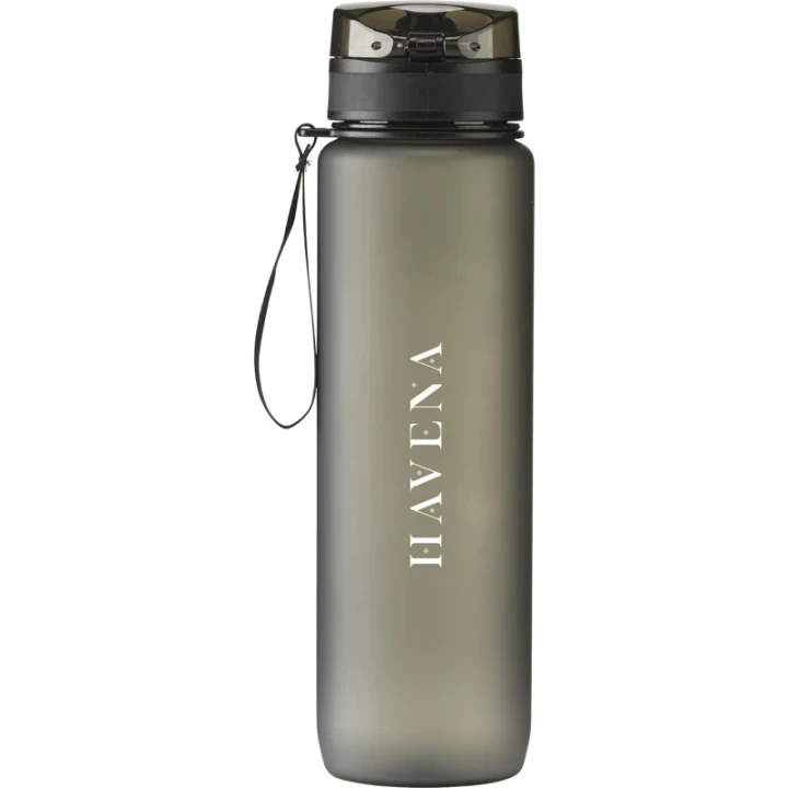 Transparent bottle with measurements 1000ml