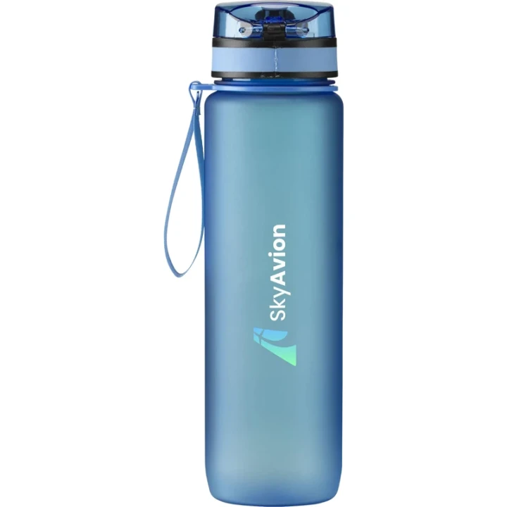 Transparent bottle with measurements 1000ml