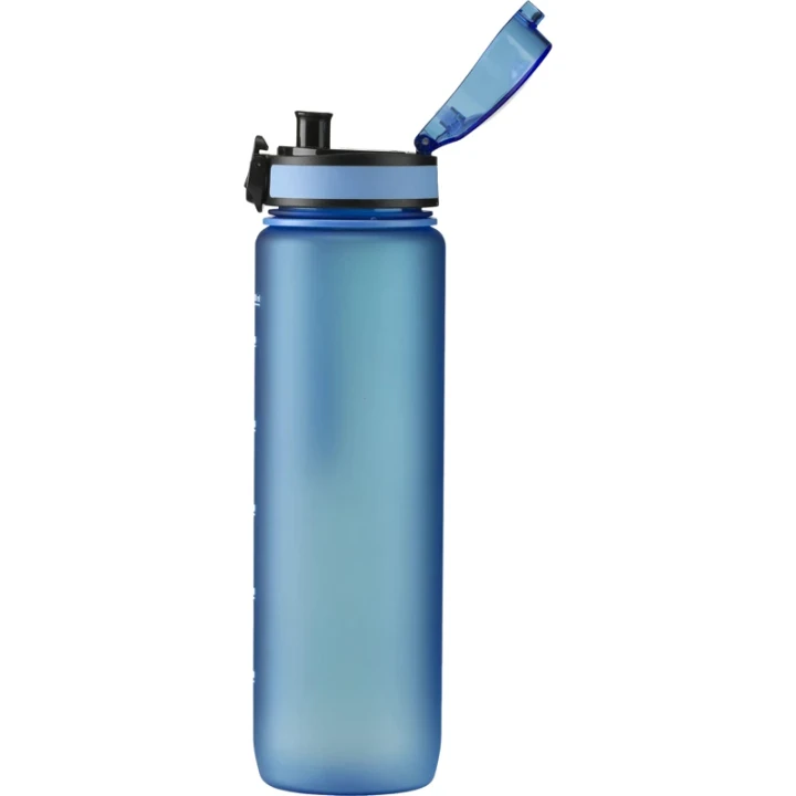 Transparent bottle with measurements 1000ml