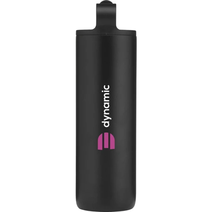 Recycled stainless steel bottle with straw 800ml