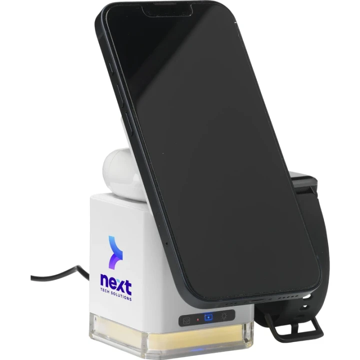 Cube 3-in-1 recycled ABS charging stand