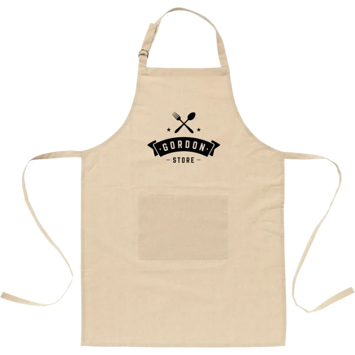Organic cotton apron 180gsm/5.3oz