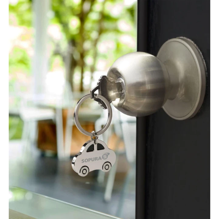 Car shape keyring