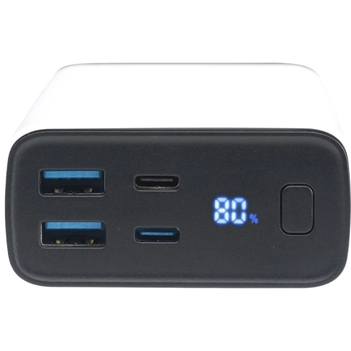 Recycled ABS power bank 20,000 mAh