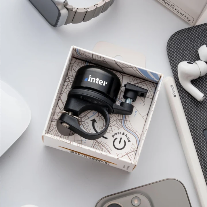 Airbell Pro bicycle bell with tracker