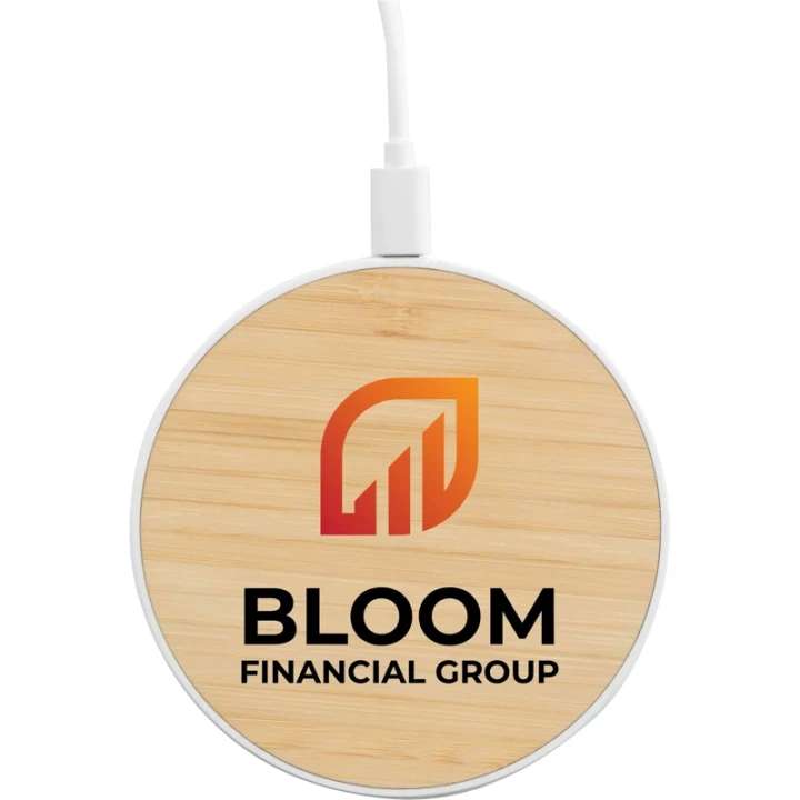 Bamboo 15W wireless fast charger