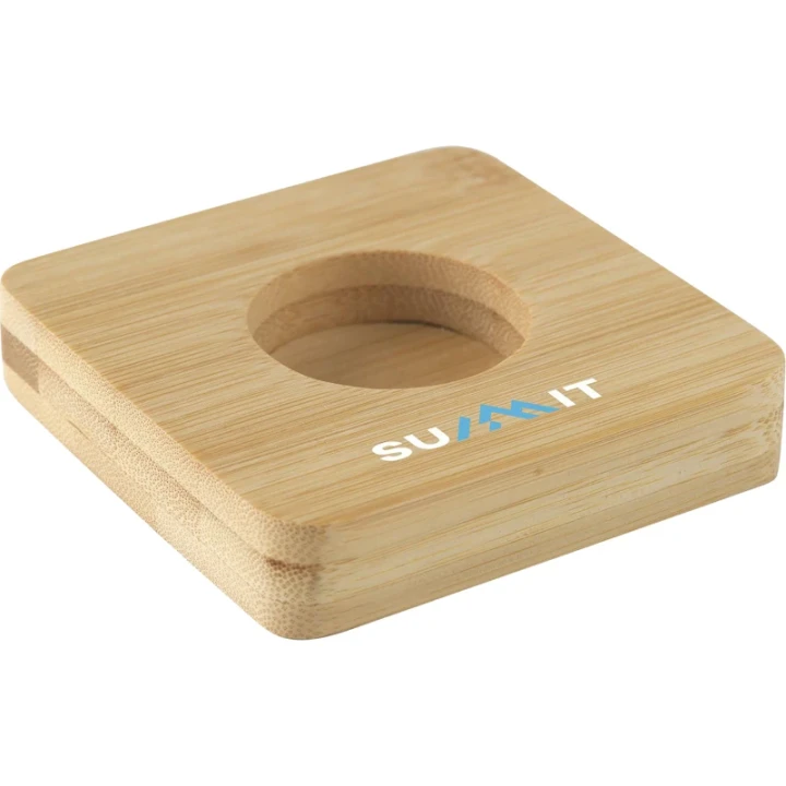 Square Bamboo Candle Holder