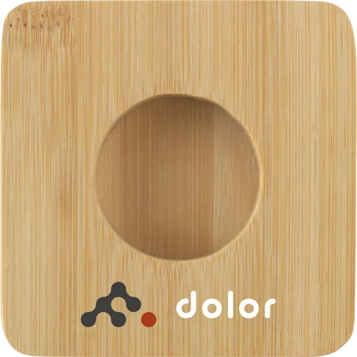 Square Bamboo Candle Holder