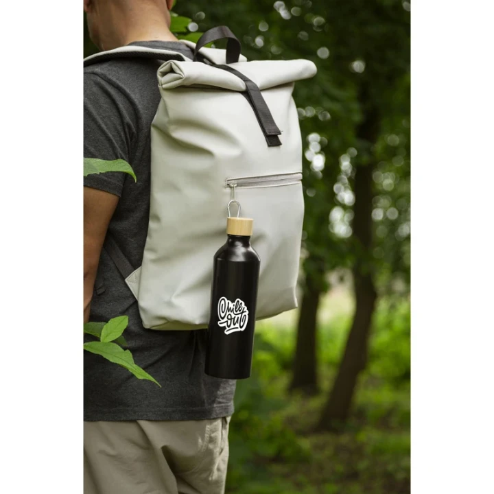 Recycled stainless steel single walled bottle 750ml