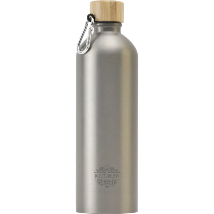 Recycled stainless steel single walled bottle 750ml