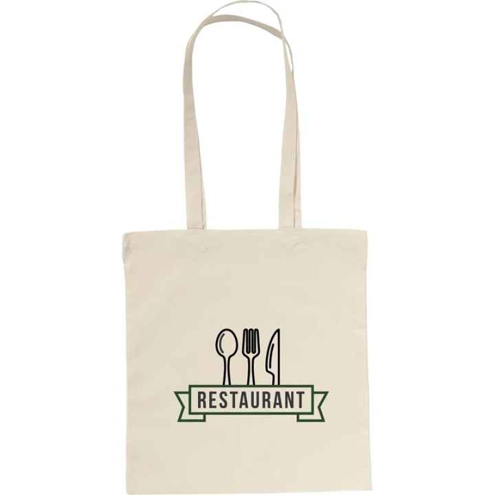 Long handle cotton shopper 135gsm/3.98oz