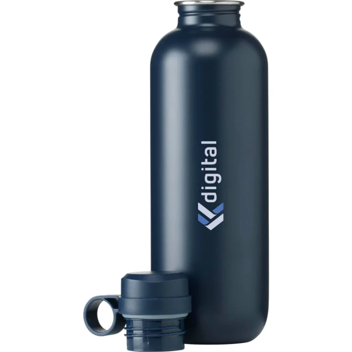 Recycled stainless steel single walled bottle 750ml