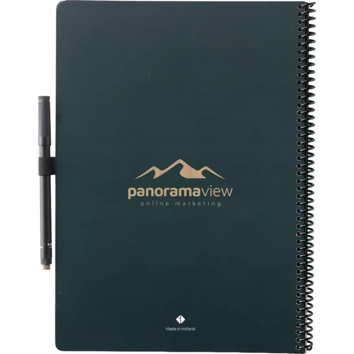 Bambook notebook with pen loop approx A4