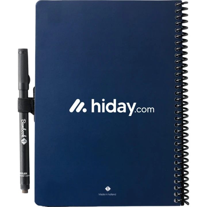 Bambook notebook with dot grid paper & pen loop approx. A5