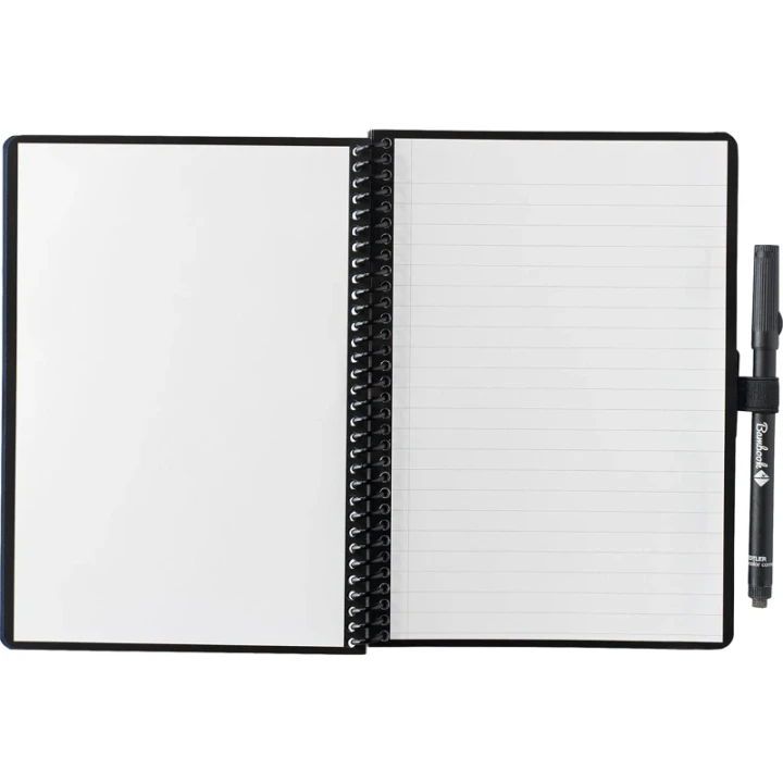 Bambook notebook with dot grid paper & pen loop approx. A5