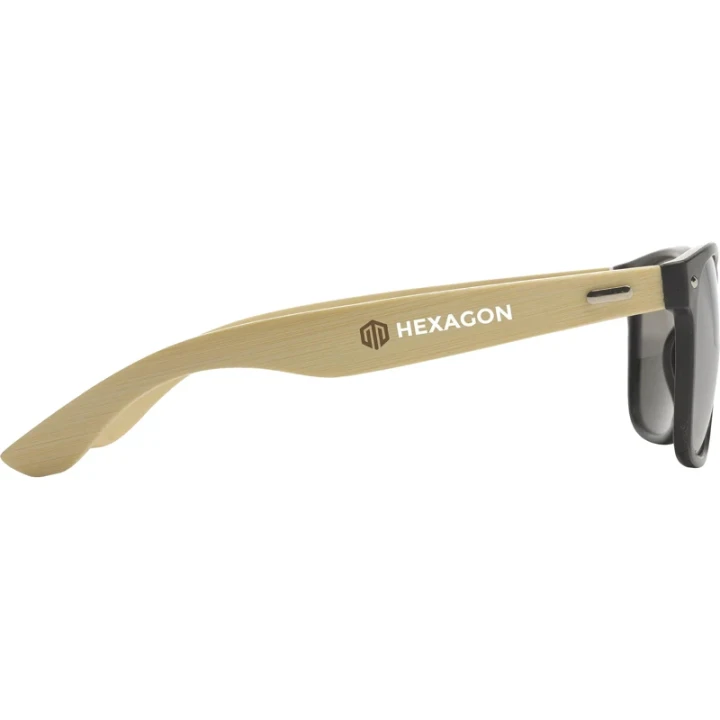 Sunglasses with bamboo arms UV400