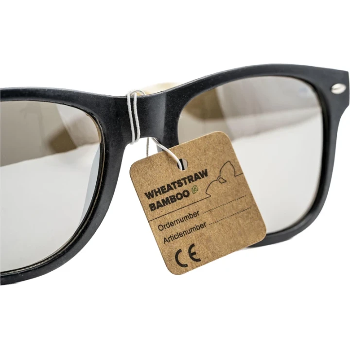 Sunglasses with bamboo arms UV400