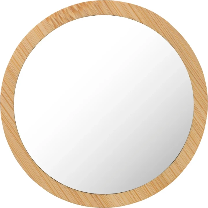 Round Bamboo Mirror 