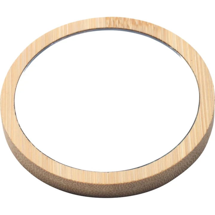 Round Bamboo Mirror 
