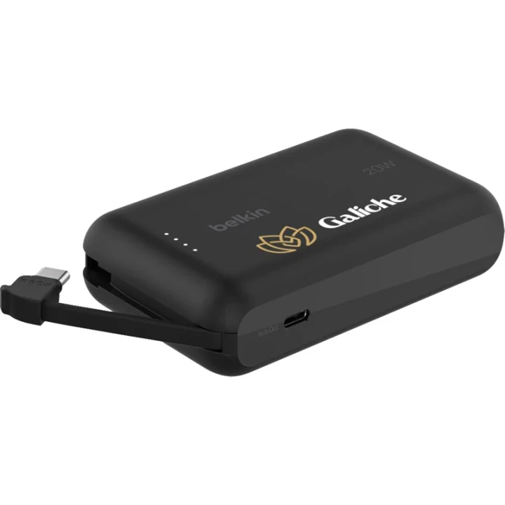 Belkin power bank with integrated cable 10,000mah
