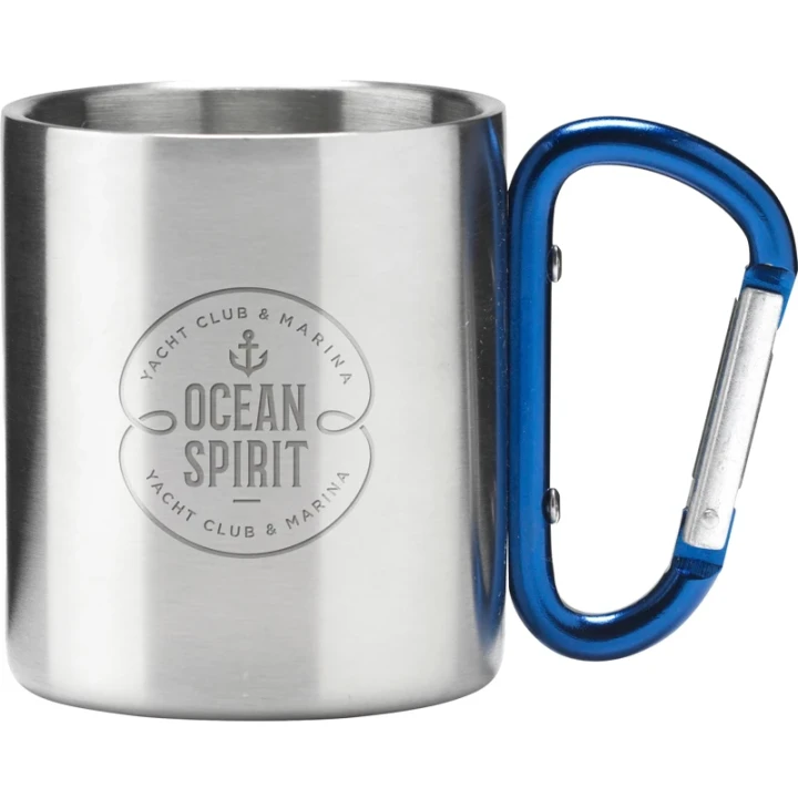 Carabiner double walled mug 220ml