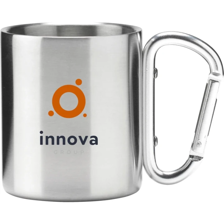 Carabiner double walled mug 220ml