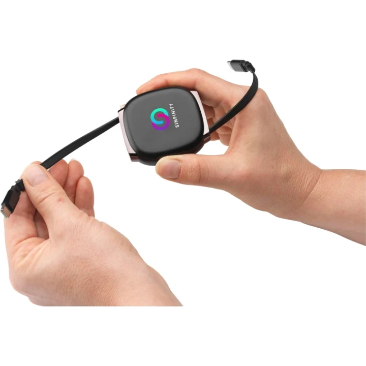 Retractable charging cable