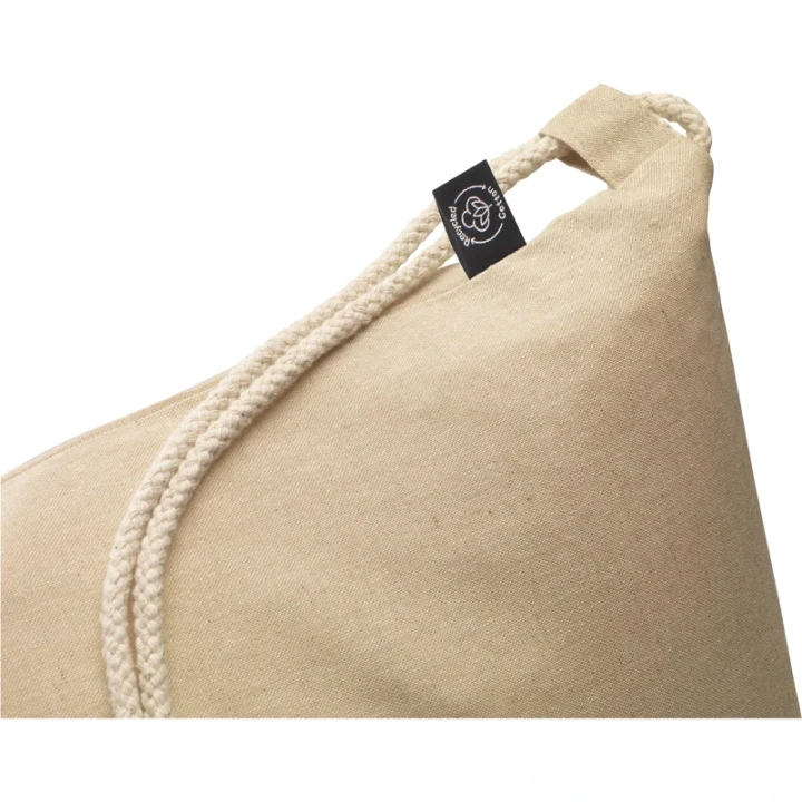Recycled cotton drawstring bag 180 gsm/5.3oz