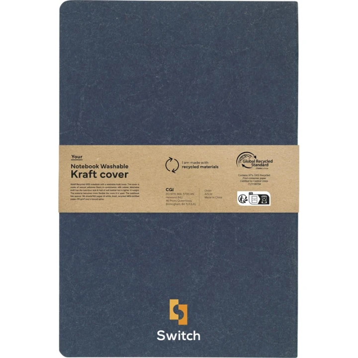 Recycled notebook approx A5