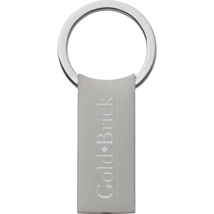 Matte Metal Keyring