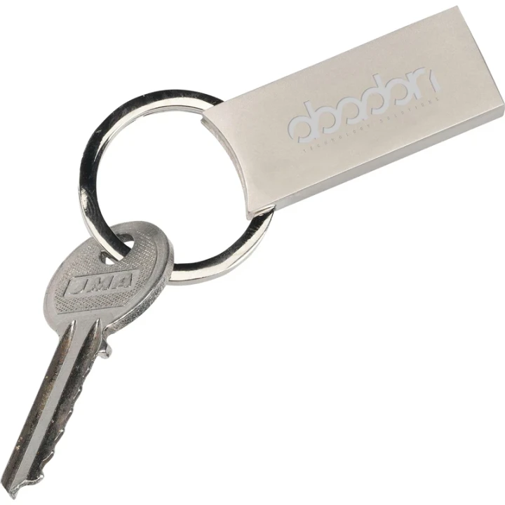 Matte Metal Keyring