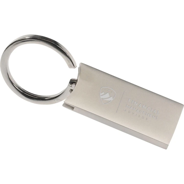 Matte Metal Keyring
