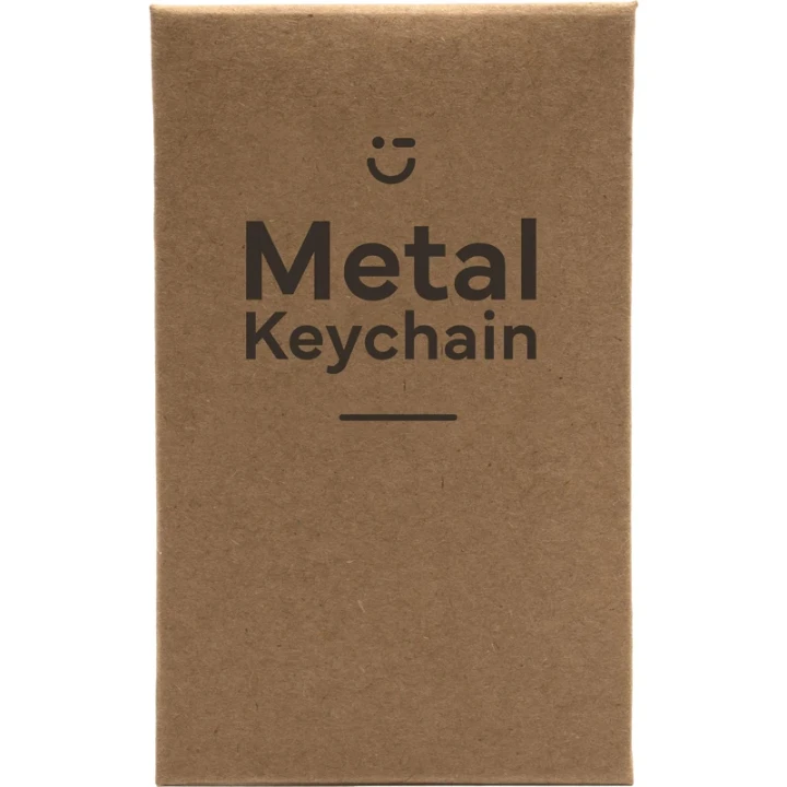 Matte Metal Keyring