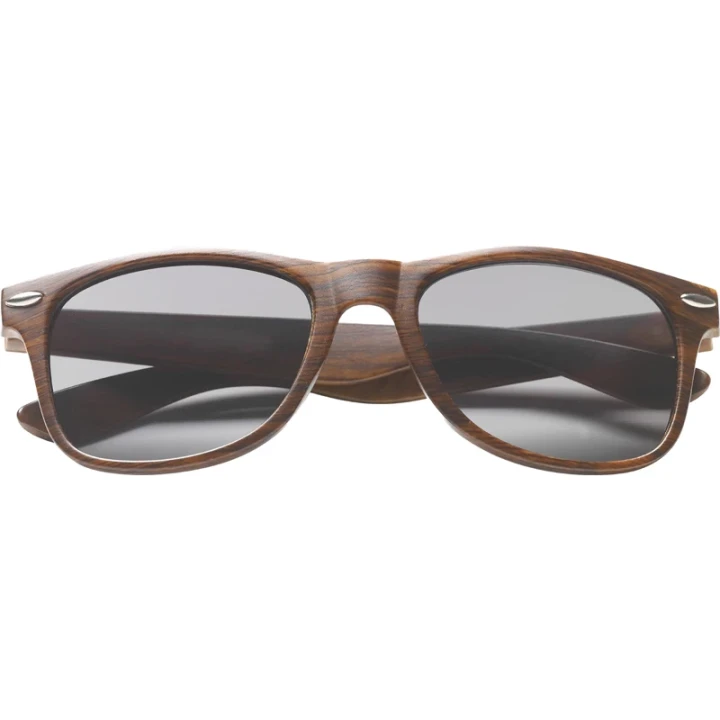 Wood effect sunglasses