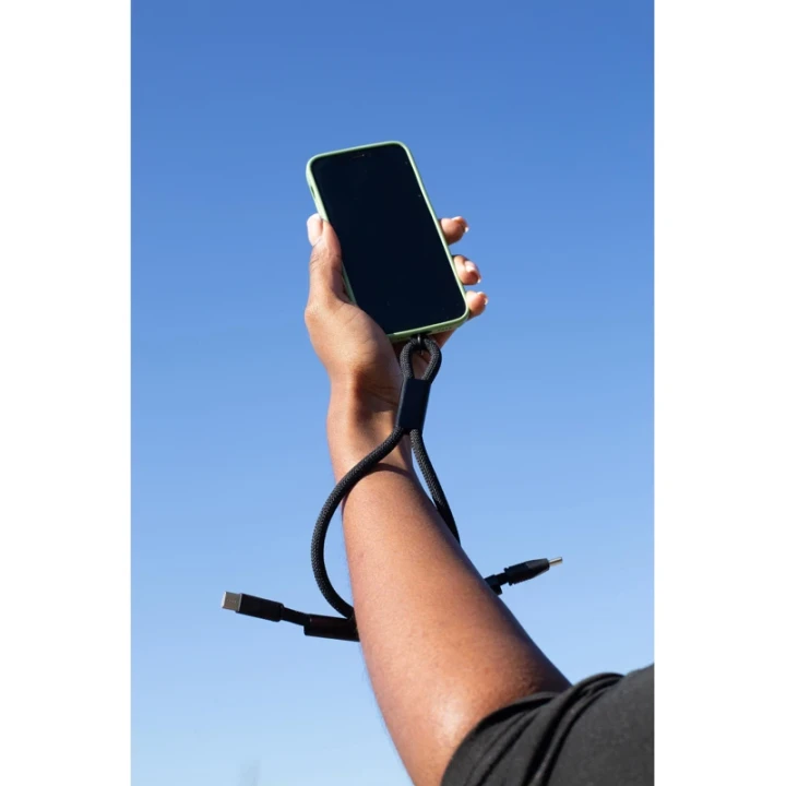 Lanyard 2-in-1 charging cable for your wrist 
