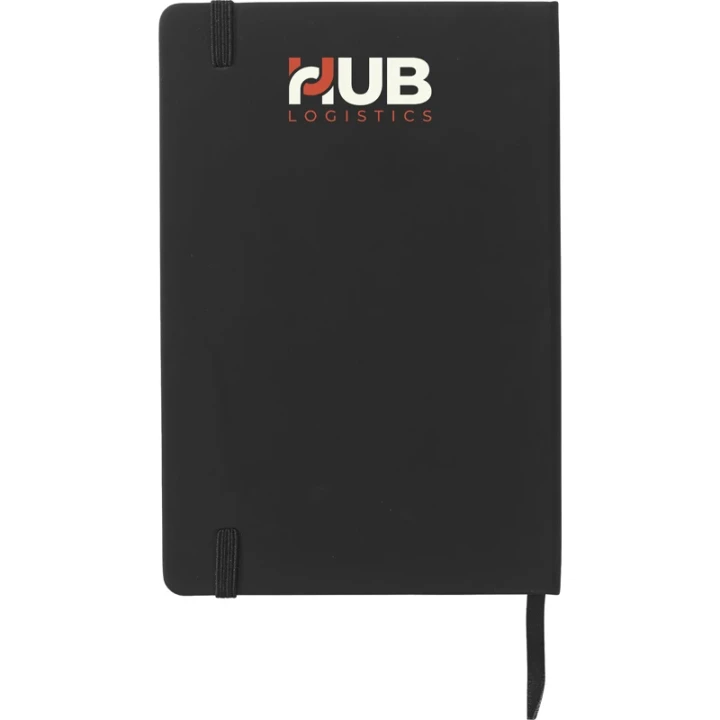 Notebook with grid square pages approx A5