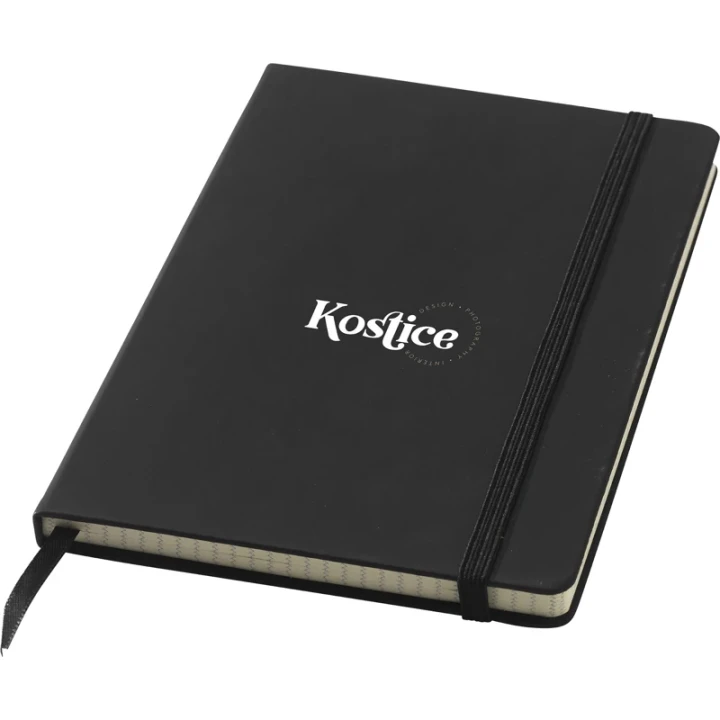 Notebook with grid square pages approx A5