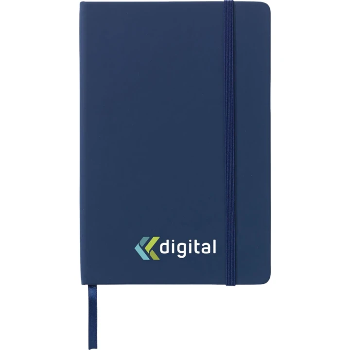 Notebook with grid square pages approx A5