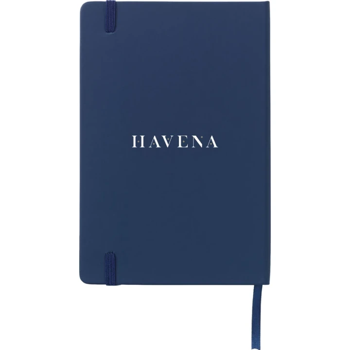 Notebook with grid square pages approx A5