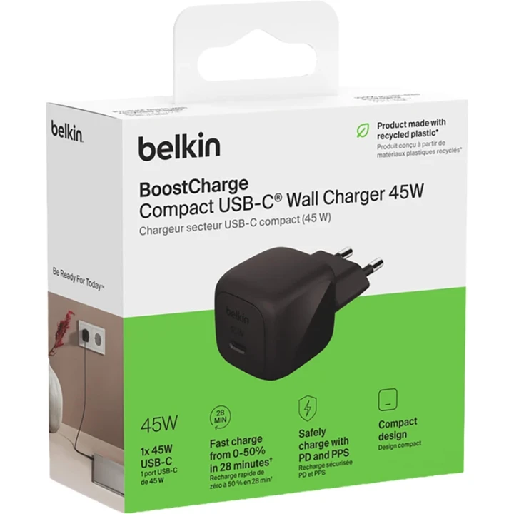 Belkin wall charger Not suitable for UK or Ireland