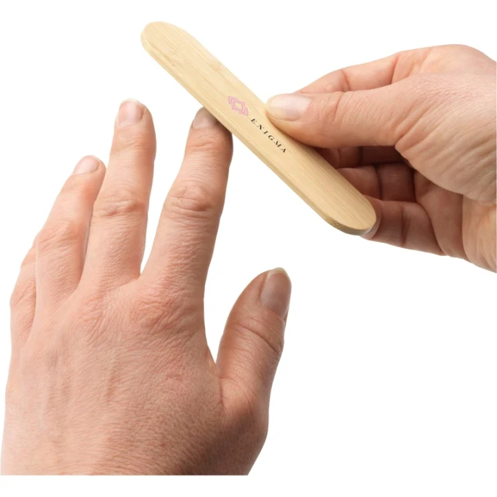 Bamboo nail file