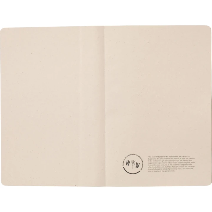 Sugarcane notebook approx A5