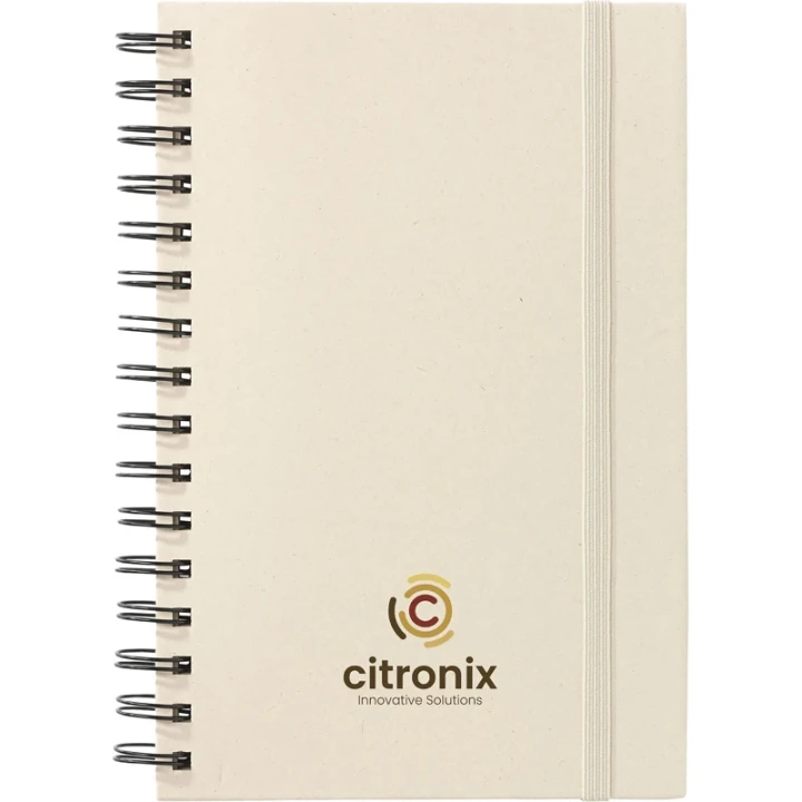Sugarcane spiral notebook approx A5